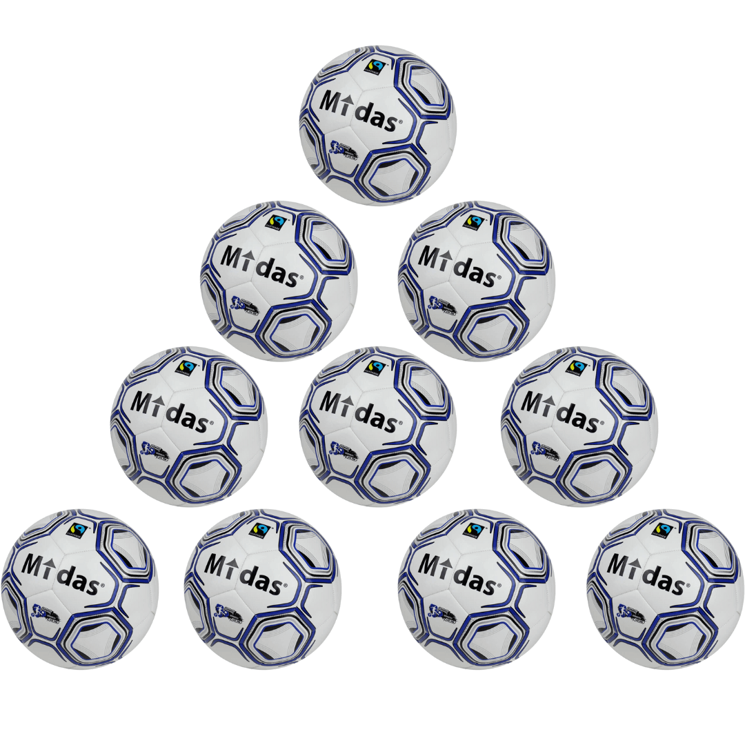 10 st. Diamond Mondial fotbollar – Fairtrade-märke