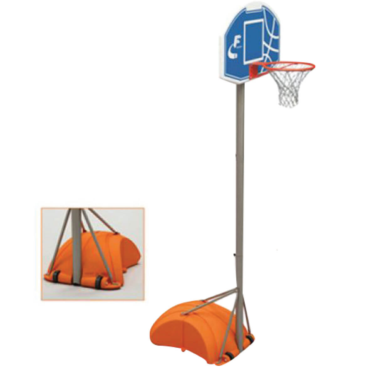 Basketballstativ transportabel