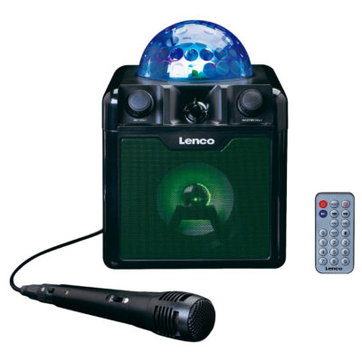 Lenco Bluetooth karaokeset med ljus